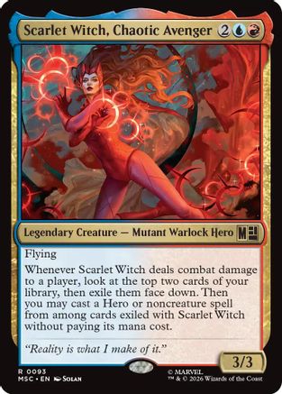 Scarlet Witch, Chaotic Avenger  [Commander: Marvel Super Heroes]