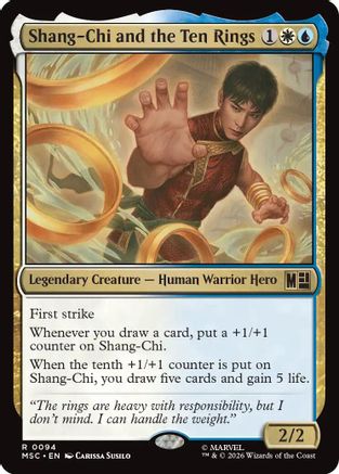 Shang-Chi and the Ten Rings  [Commander: Marvel Super Heroes] Foil