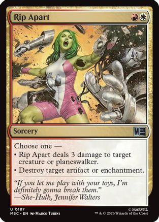 Rip Apart  [Commander: Marvel Super Heroes] Foil