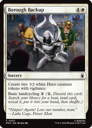 Borough Backup  [Marvel Super Heroes] Foil