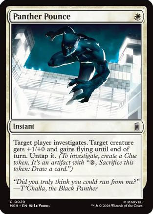 Panther Pounce  [Marvel Super Heroes] Foil