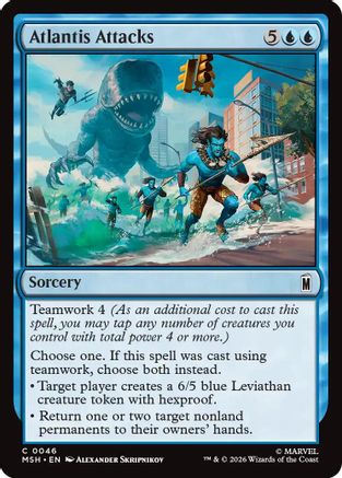 Atlantis Attacks  [Marvel Super Heroes] Foil