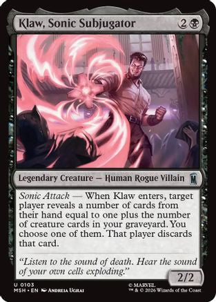 Klaw, Sonic Subjugator  [Marvel Super Heroes]