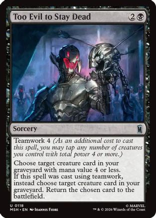 Too Evil to Stay Dead  [Marvel Super Heroes]