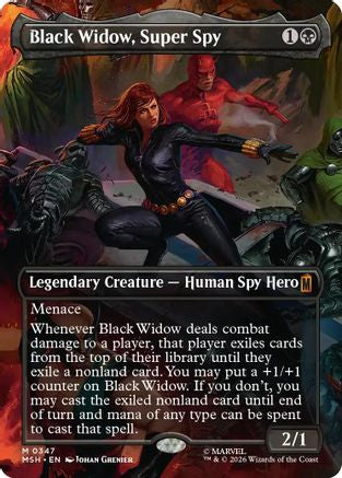 Black Widow, Super Spy (Borderless) (0347)  [Marvel Super Heroes]