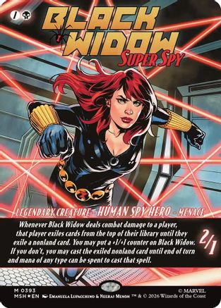 Black Widow, Super Spy (Borderless) (0393)  [Marvel Super Heroes]