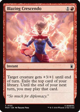 Blazing Crescendo  [Marvel Super Heroes] Foil