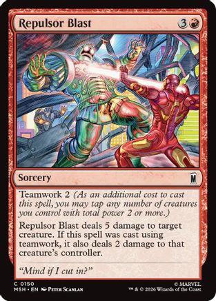 Repulsor Blast  [Marvel Super Heroes] Foil