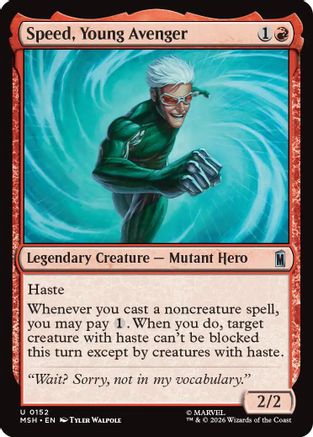 Speed, Young Avenger  [Marvel Super Heroes] Foil
