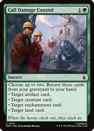Call Damage Control  [Marvel Super Heroes] Foil