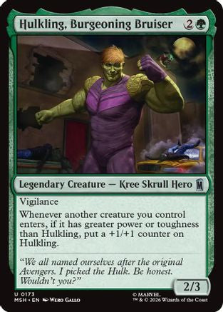 Hulkling, Burgeoning Bruiser  [Marvel Super Heroes] Foil