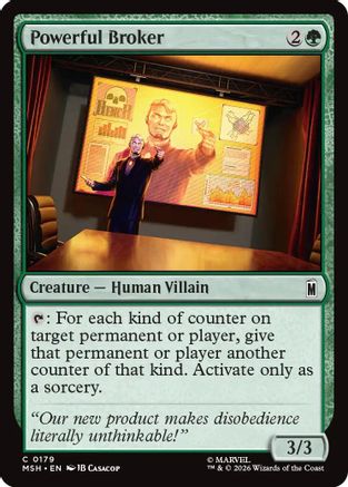 Powerful Broker  [Marvel Super Heroes]