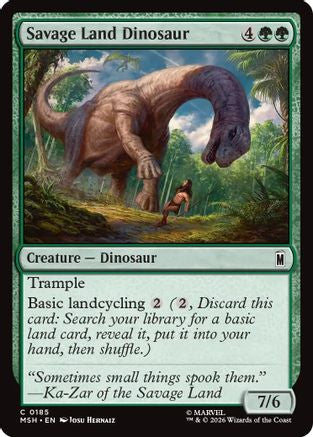 Savage Land Dinosaur  [Marvel Super Heroes]