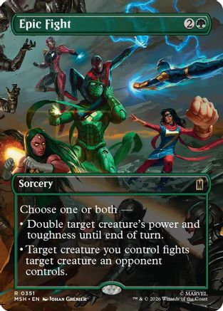 Epic Fight (Borderless)  [Marvel Super Heroes]