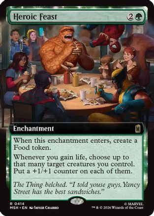 Heroic Feast (Extended Art)  [Marvel Super Heroes] Foil