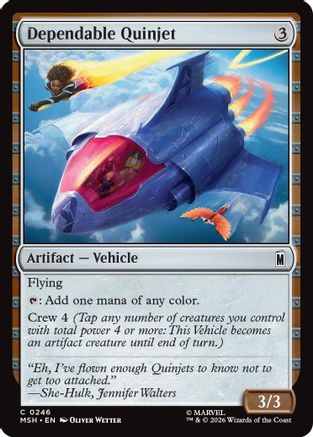 Dependable Quinjet  [Marvel Super Heroes] Foil