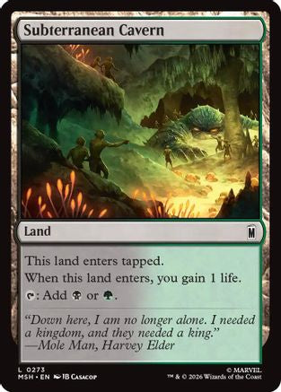 Subterranean Cavern  [Marvel Super Heroes] Foil