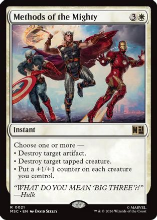 Methods of the Mighty  [Commander: Marvel Super Heroes]
