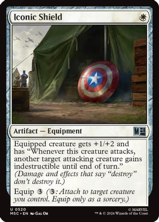 Iconic Shield  [Commander: Marvel Super Heroes]