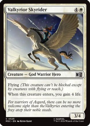 Valkyrior Skyrider  [Commander: Marvel Super Heroes] Foil
