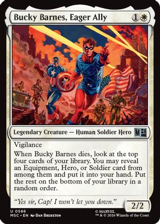 Bucky Barnes, Eager Ally  [Commander: Marvel Super Heroes]