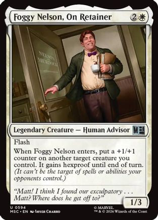 Foggy Nelson, On Retainer  [Commander: Marvel Super Heroes]