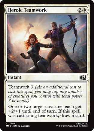 Heroic Teamwork  [Commander: Marvel Super Heroes] Foil