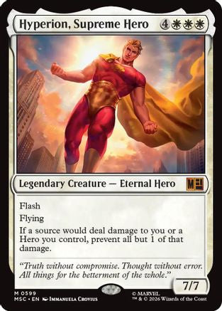 Hyperion, Supreme Hero  [Commander: Marvel Super Heroes]