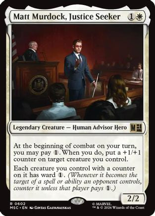 Matt Murdock, Justice Seeker  [Commander: Marvel Super Heroes] Foil