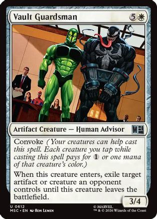 Vault Guardsman  [Commander: Marvel Super Heroes]