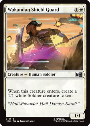 Wakandan Shield Guard  [Commander: Marvel Super Heroes] Foil