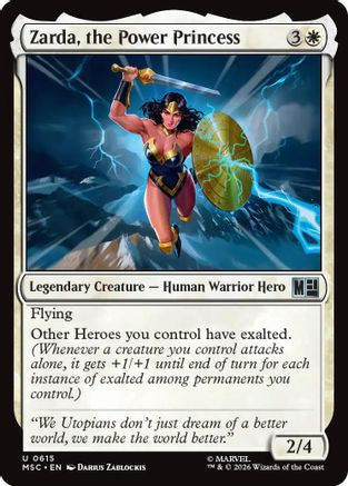 Zarda, the Power Princess  [Commander: Marvel Super Heroes]