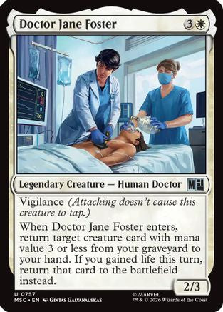 Doctor Jane Foster  [Commander: Marvel Super Heroes]