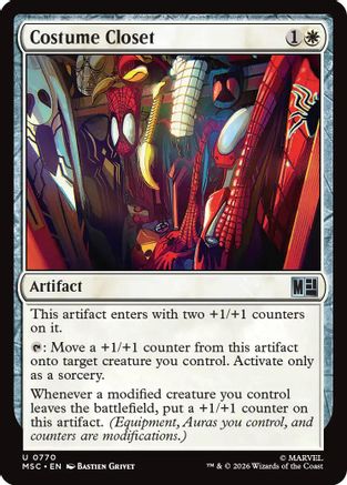 Costume Closet  [Commander: Marvel Super Heroes]