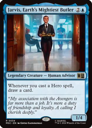 Jarvis, Earth's Mightiest Butler  [Commander: Marvel Super Heroes]