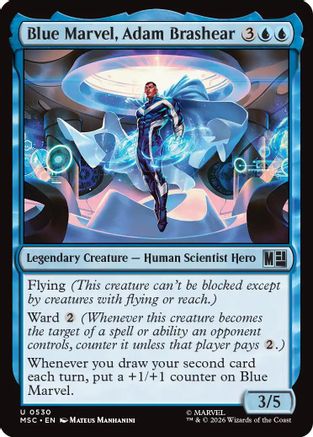 Blue Marvel, Adam Brashear  [Commander: Marvel Super Heroes]