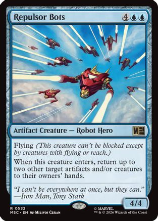 Repulsor Bots  [Commander: Marvel Super Heroes] Foil