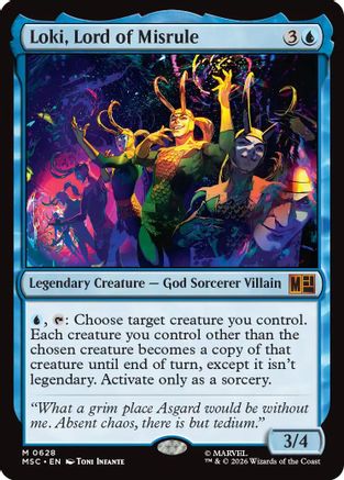 Loki, Lord of Misrule  [Commander: Marvel Super Heroes]
