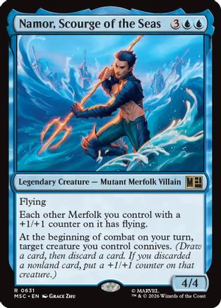 Namor, Scourge of the Seas  [Commander: Marvel Super Heroes] Foil