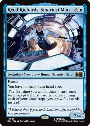 Reed Richards, Smartest Man  [Commander: Marvel Super Heroes] Foil
