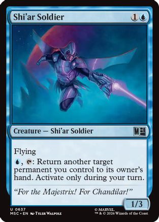 Shi'ar Soldier  [Commander: Marvel Super Heroes]