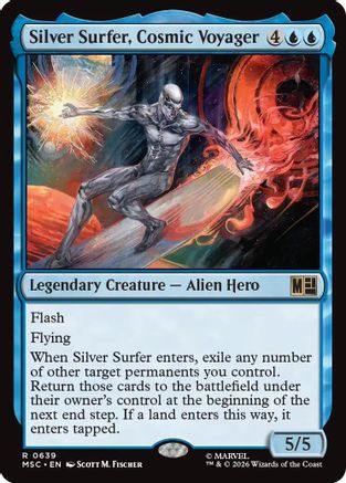 Silver Surfer, Cosmic Voyager  [Commander: Marvel Super Heroes]