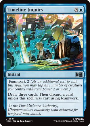 Timeline Inquiry  [Commander: Marvel Super Heroes] Foil