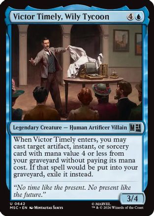 Victor Timely, Wily Tycoon  [Commander: Marvel Super Heroes] Foil