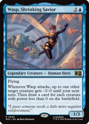 Wasp, Shrinking Savior  [Commander: Marvel Super Heroes]