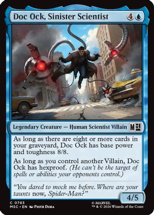 Doc Ock, Sinister Scientist  [Commander: Marvel Super Heroes]