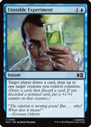 Unstable Experiment  [Commander: Marvel Super Heroes] Foil