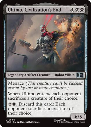 Ultimo, Civilization's End  [Commander: Marvel Super Heroes]