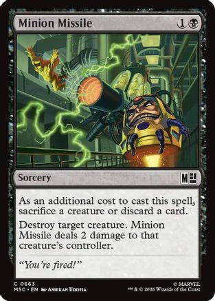 Minion Missile  [Commander: Marvel Super Heroes]
