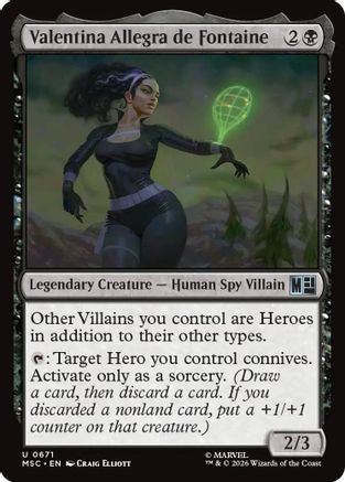 Valentina Allegra de Fontaine  [Commander: Marvel Super Heroes]